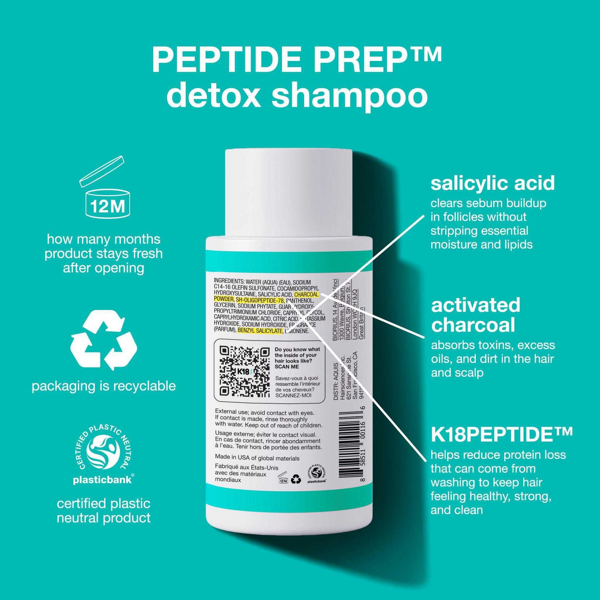 PEPTIDE PREP™ Clarifying Detox Shampoo